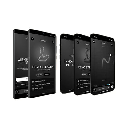 Nexus Revo Stealth App Enabled Rotating and Vibrating Remote Control Prostate Massager