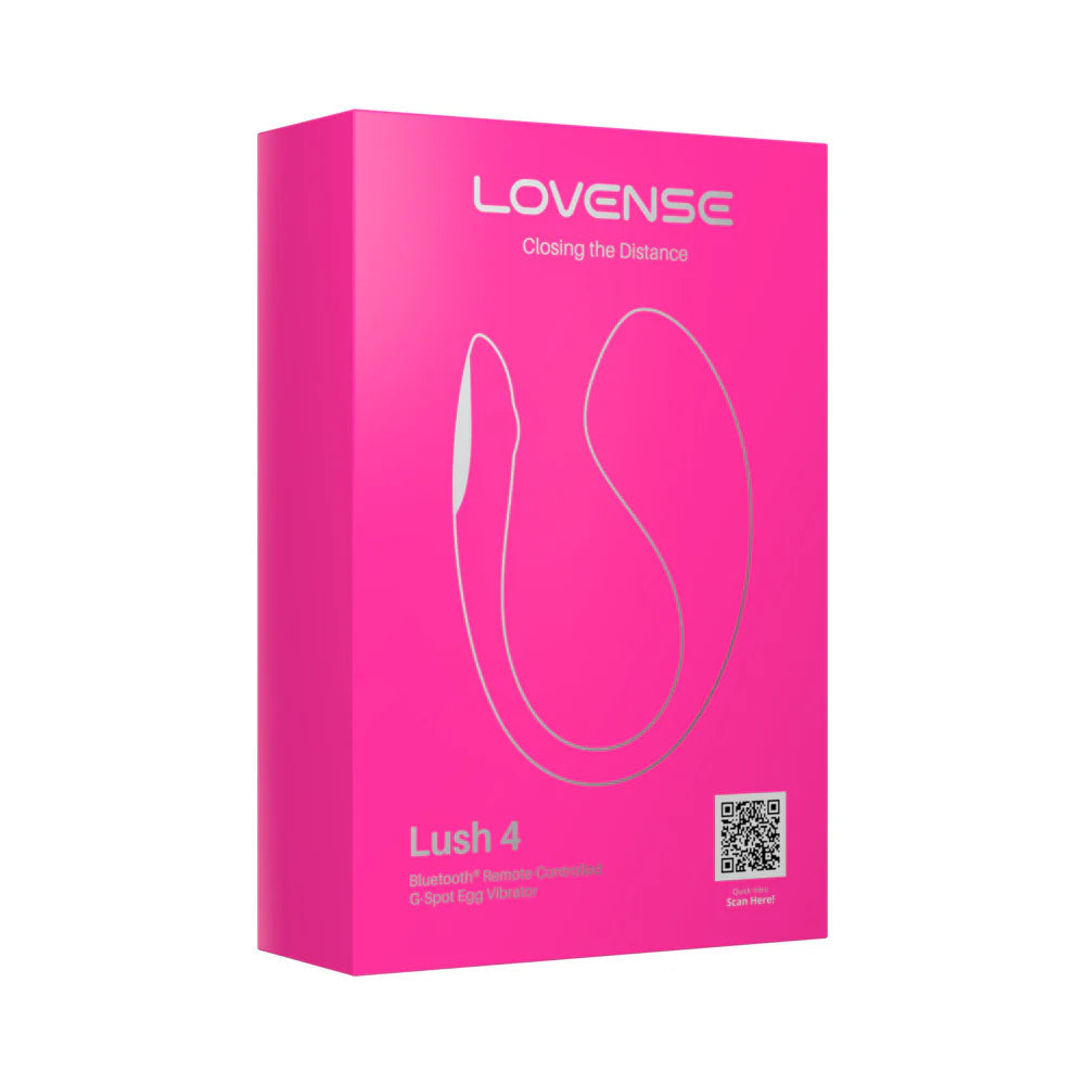 Lovense Lush 4 Bluetooth Remote-Controlled Egg Vibrator LOVENSE