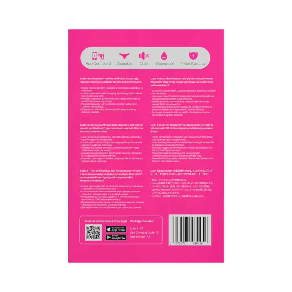 Lush 4 Vibrator: Your G-Spot Awaits SP BOUTIQUE Lush 4 Vibrator: Your G-Spot Awaits SP BOUTIQUE