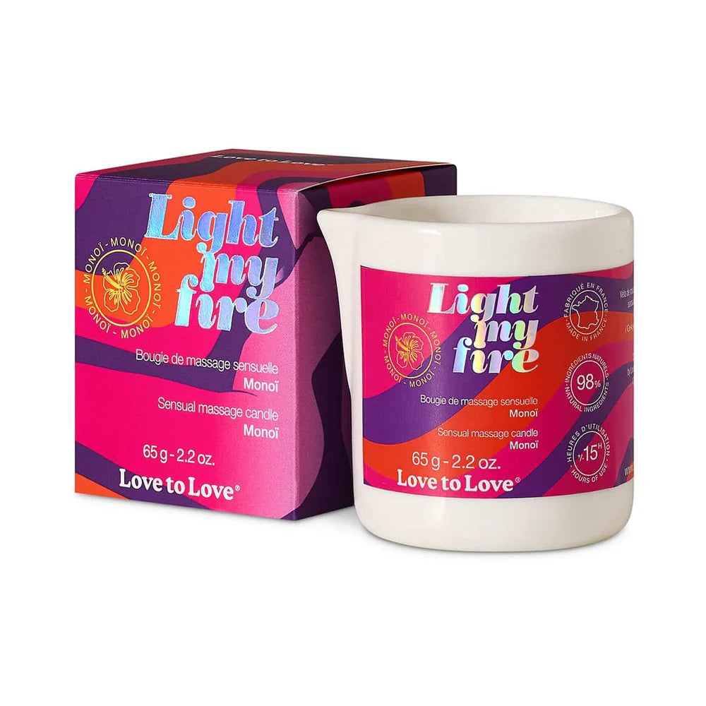 Love to Love – Light My Fire Sensual Massage Candle LOVELY PLANET USA