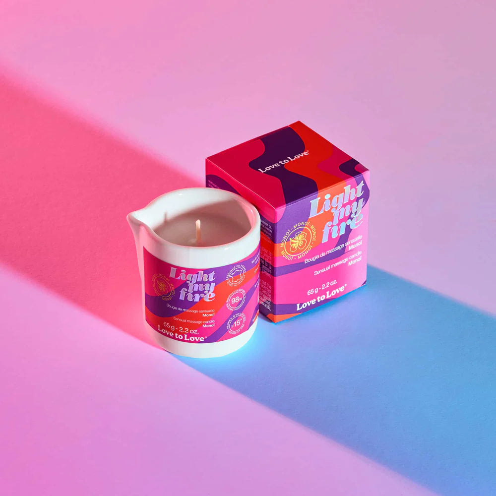 Love to Love – Light My Fire Sensual Massage Candle LOVELY PLANET USA