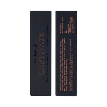 Pure Instinct Pheromone Perfume Oil Captivate CLASSIC BRAND