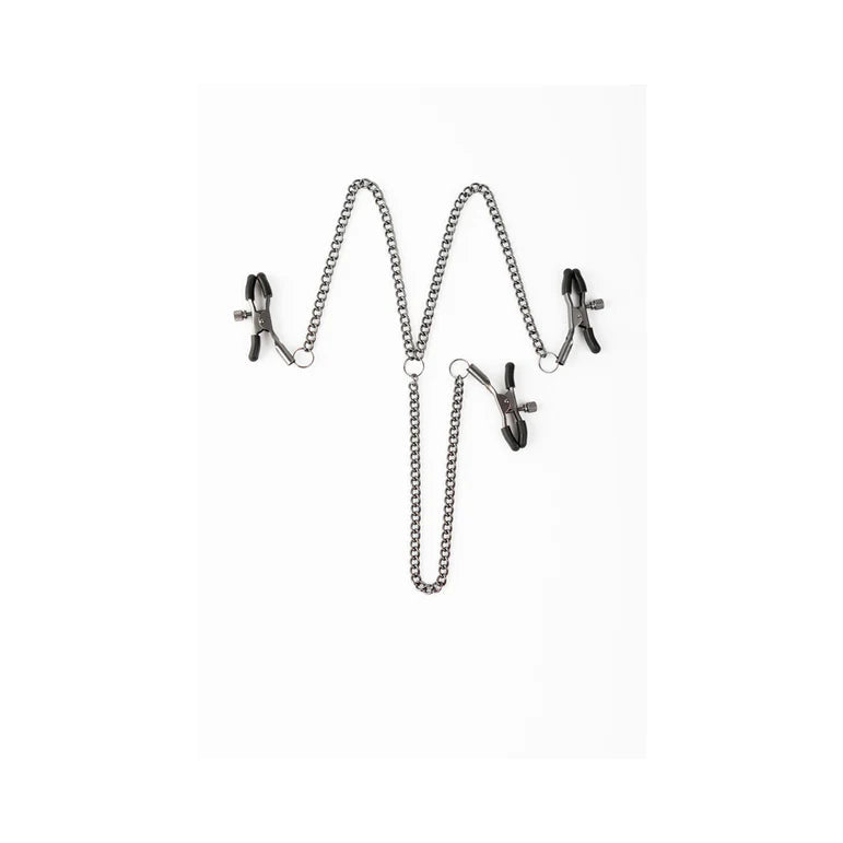 SEI MIO Triple Tease Adjustable Nipple and Clit Clamp Set CREATIVE CONCEPTIONS