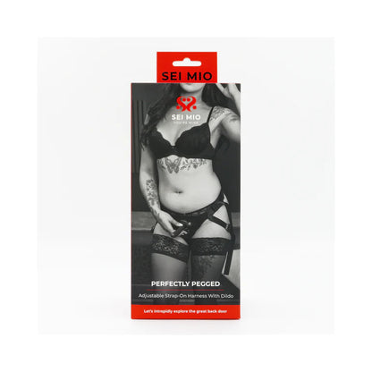 SEI MIO Perfectly Pegged Beginners Strap-On Harness and 5 in. Dildo CREATIVE CONCEPTIONS