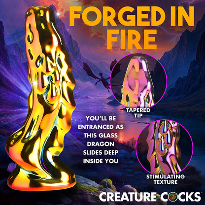 Creature Cocks Dragon Glass Glass Dildo CREATURE COCKS