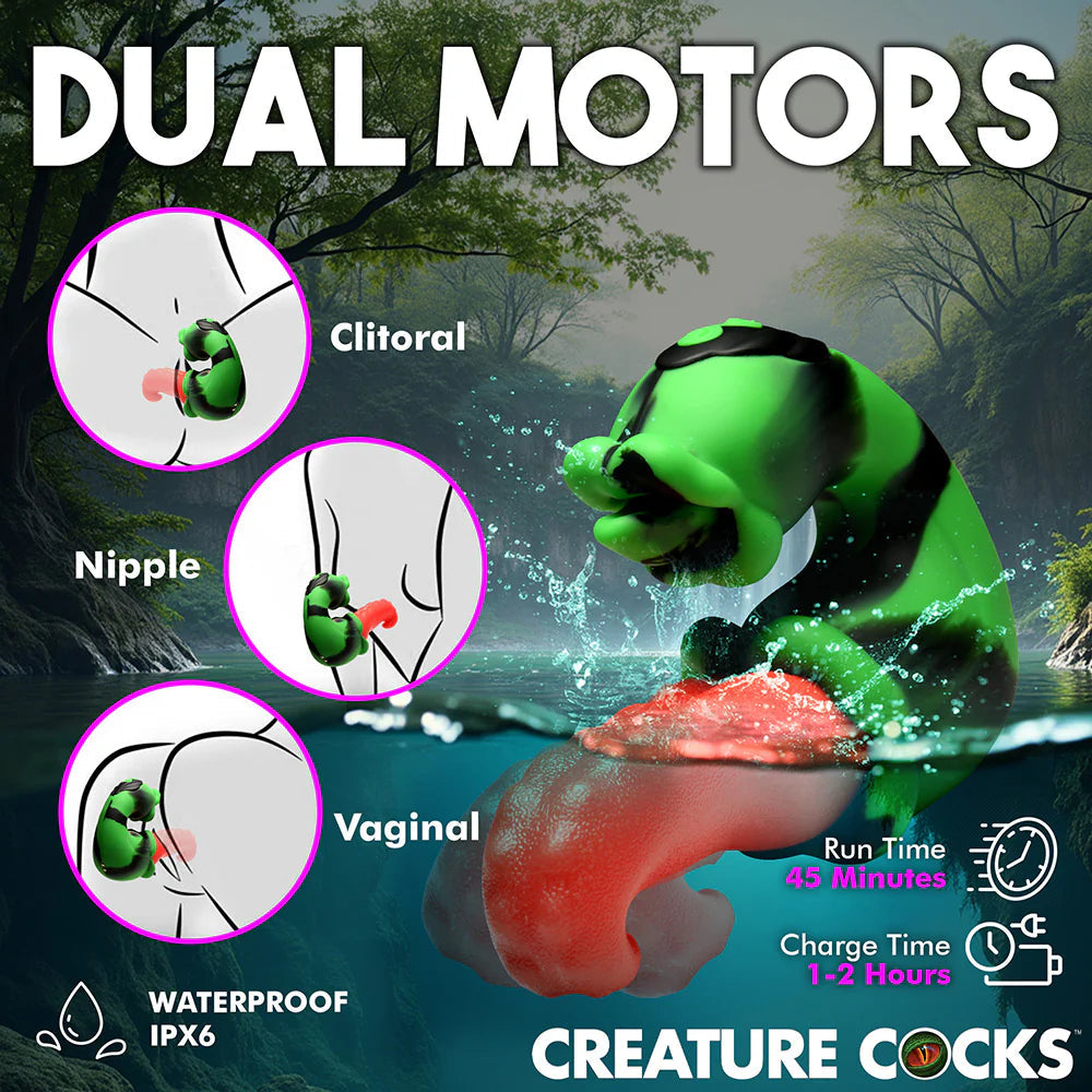 Creature Cocks Tongue Lasher Silicone Vibrator CREATURE COCKS