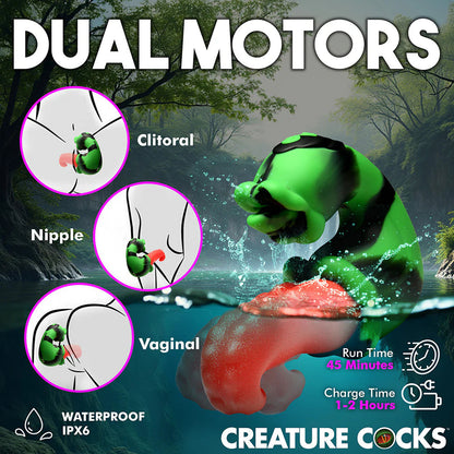 Creature Cocks Tongue Lasher Silicone Vibrator CREATURE COCKS