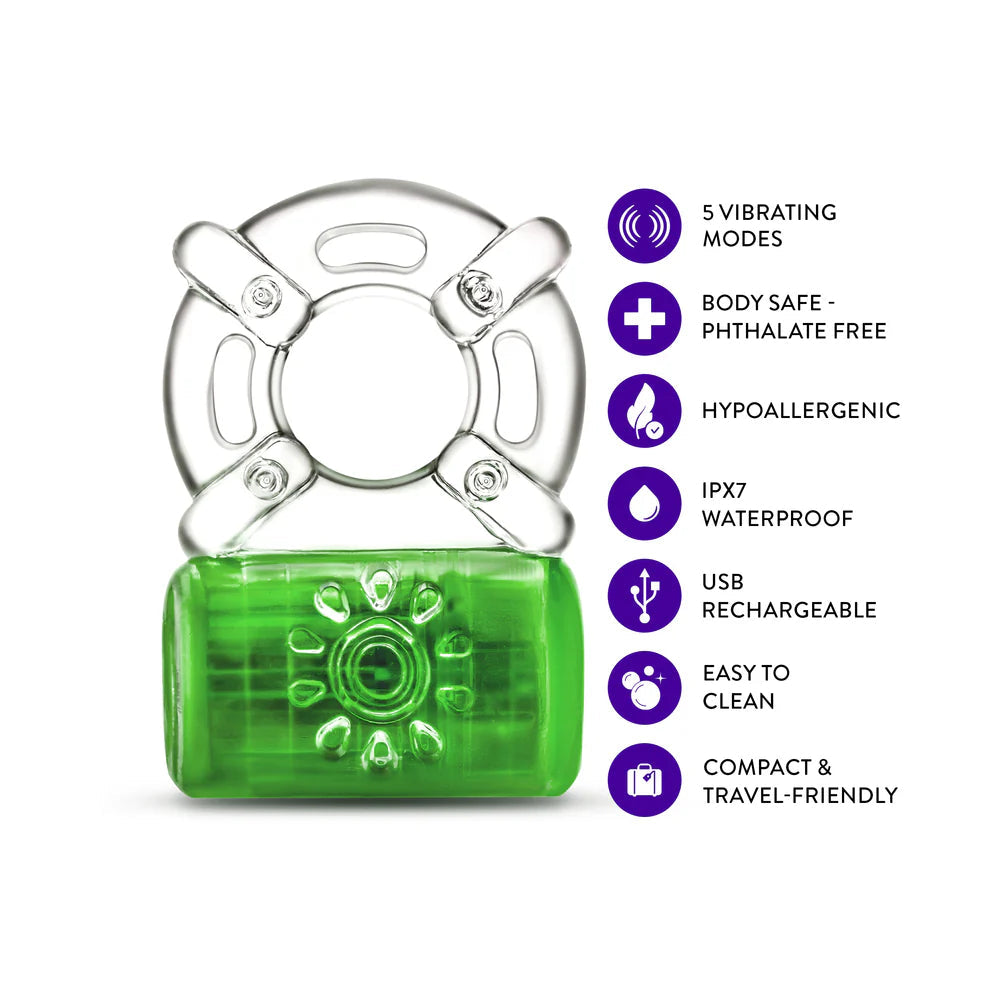 Play With Me Pleaser Rechargeable C-Ring BLUSH