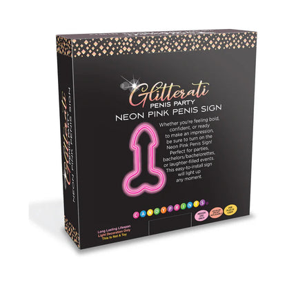 Neon Penis Light Up Sign LITTLE GENIE