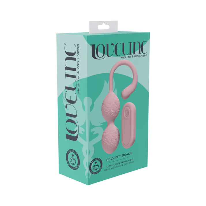 LoveLine PelviFit Beads Kegel Vibe Waterproof Remote SHOTS