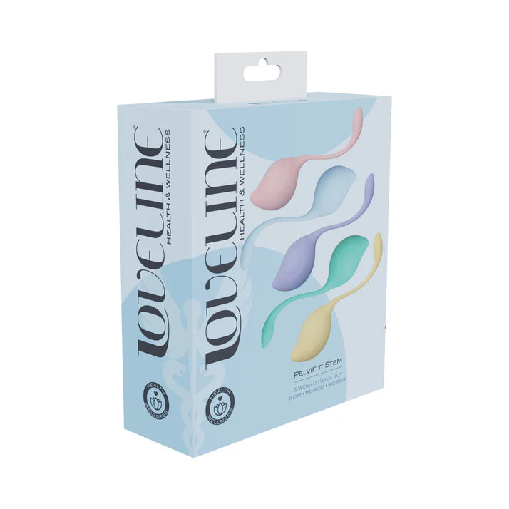 LoveLine PelviFit Stem Kegel Kit Multiweight Waterproof Multicolor SHOTS