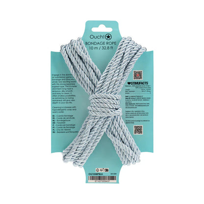 Ouch! Bondage Rope 10 m Nylon Powder Blue OUCH!