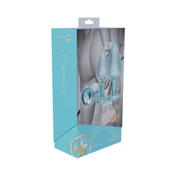 Ouch! International Venice Collection Metal Anal Plug Set OUCH!