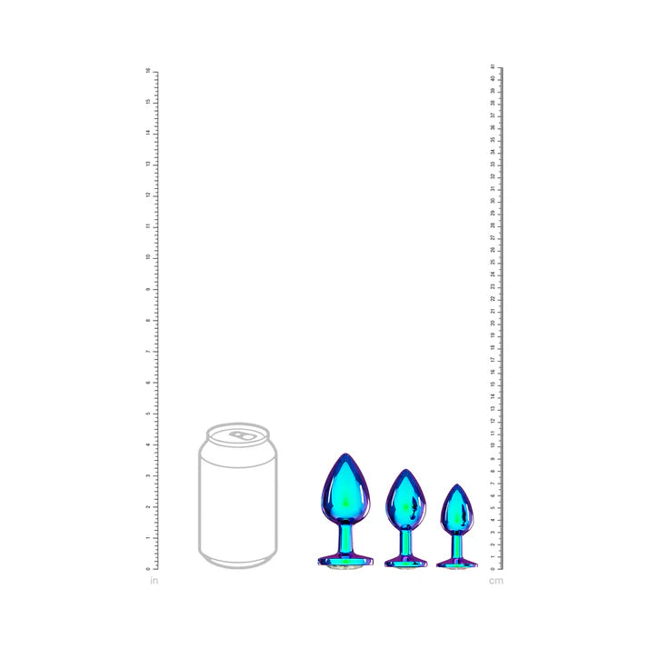 Ouch! International Venice Collection Metal Anal Plug Set OUCH!