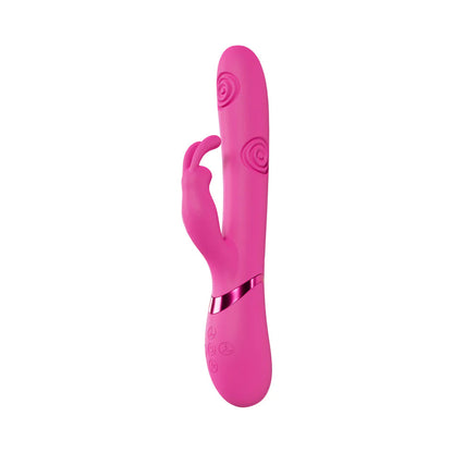 VIVE Mimi Rechargeable G-Spot Vibrating and Tapping Rabbit Pink SHOTS
