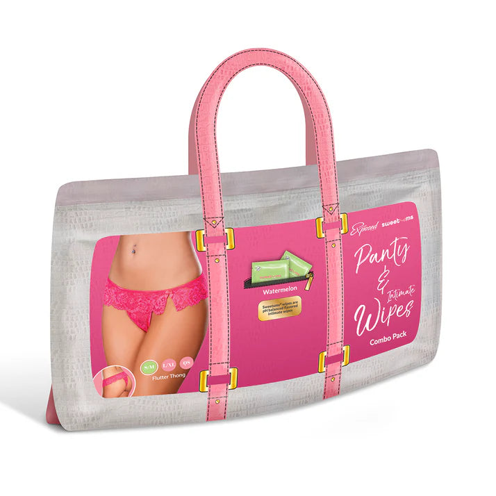 Magic Silk Sweetums Flutter Thong Watermelon EXPOSED