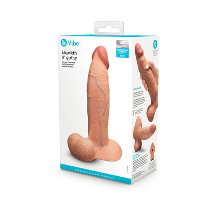 b-Vibe Slipskin Realistic Silicone Dildo 9 in B-VIBE