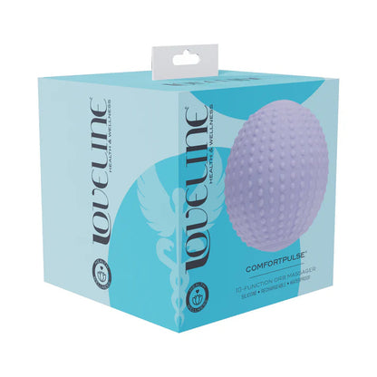 LoveLine ComfortPulse Silicone Massager Lavender SHOTS