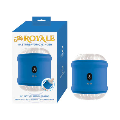 The Royale Masturbator Cylinder Blue NASSTOYS