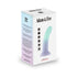 Adam & Eve Ombre Curve Liquid Silicone Dildo showcasing its sleek design and ombre pastel colors, perfect for sensual play as an ombre curve dildo.