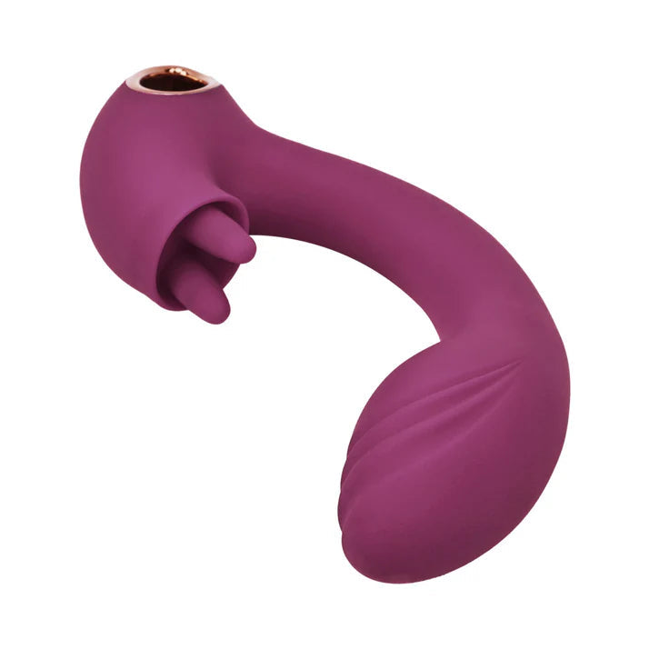 Adam &amp; Eve Rose Gold Clit Tickler Dual Stimulating Vibrator ADAM &amp; EVE