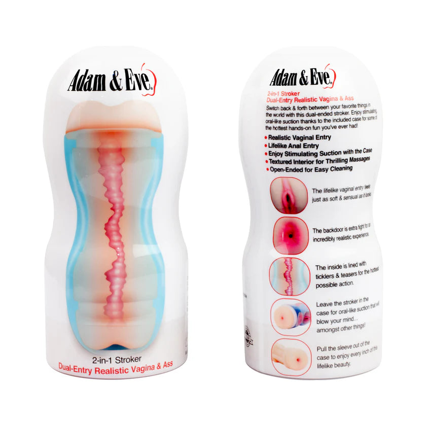 Adam &amp; Eve 2-in-1 Stroker