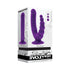 Evolved The Rider Rechargeable Double Vibrator Silicone Purple EVOLVED