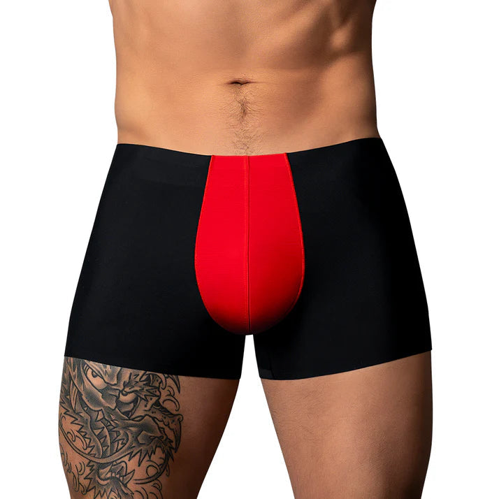 Male Power Hot Mesh Pouch Short Black/Red MALE POWER