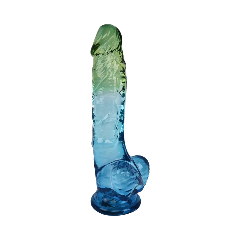 Customer reviewing the Adam &amp; Eve Sunrise Dreams Realistic Dildo; an enticing realistic dildo that promises satisfaction.