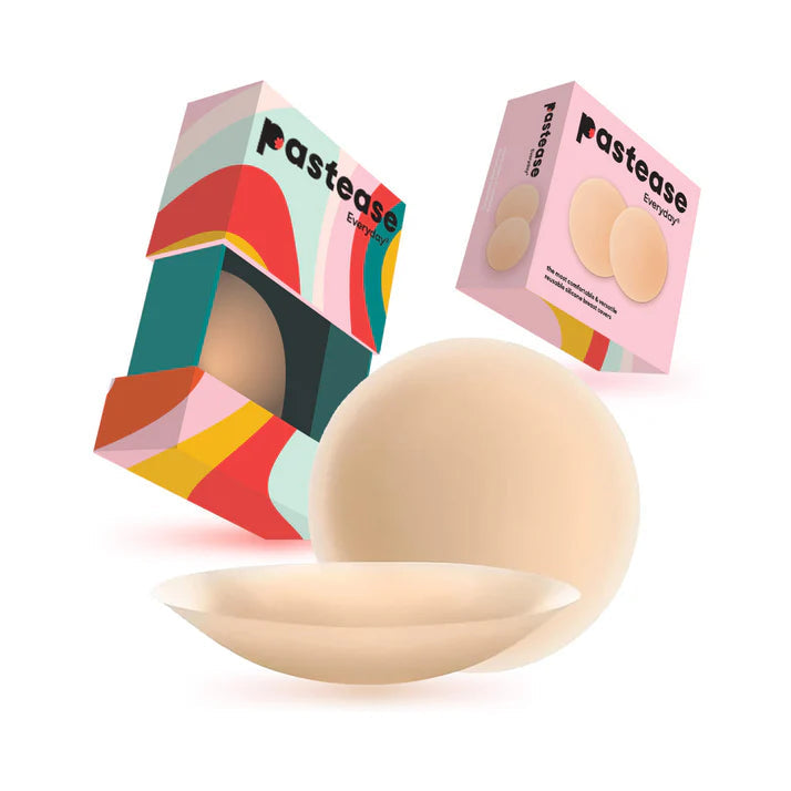 Pastease Halos Reusable Sticky Adhesive Silicone Nipple Cover Light Small A-C Cup PASTIES