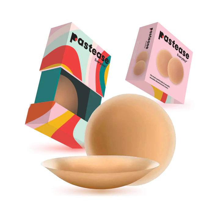 Pastease Halos Reusable Sticky Adhesive Silicone Nipple Cover Medium Large D+ Cup PASTIES