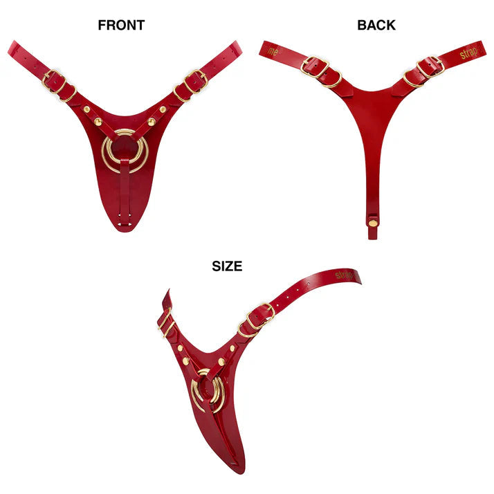 Strap-On-Me Leatherette Harness Fabulous One Size LOVELY PLANET USA