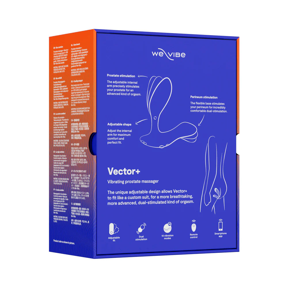 We-Vibe Vector+ Dual Stimulation Prostate Massager Royal Blue