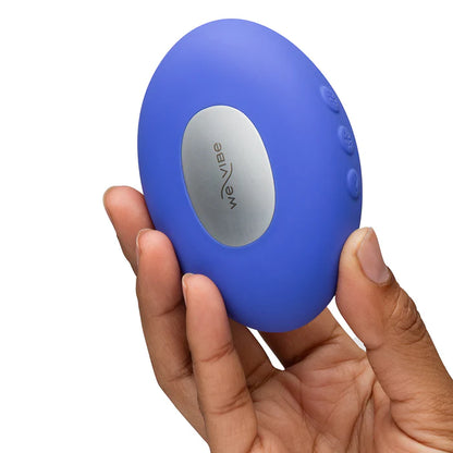 We-Vibe Temp Lavender Blue temperature control vibrator in use, demonstrating its rumbly vibrations and temperature settings.