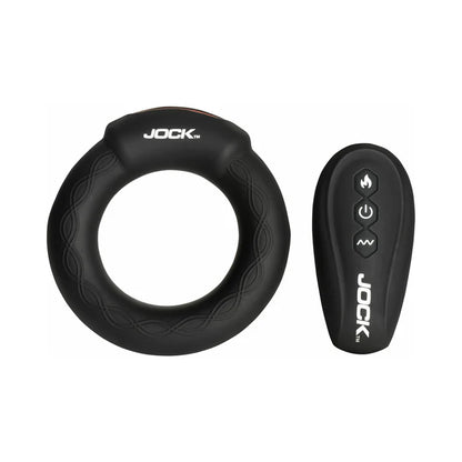 Remote control for the JOCK Rumbler Vibrating C-Ring, allowing for easy adjustment of 3 speeds and 7 vibration patterns to customize your experience.