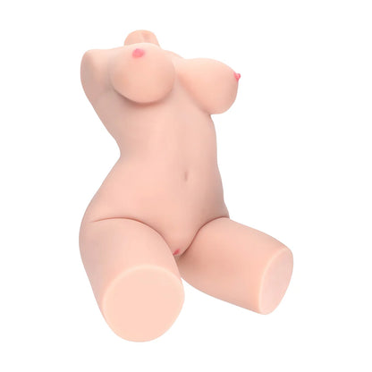 Xkin Bodyforms Lyla Rose Posable Dual Entry Vibrating Masturbator Beige