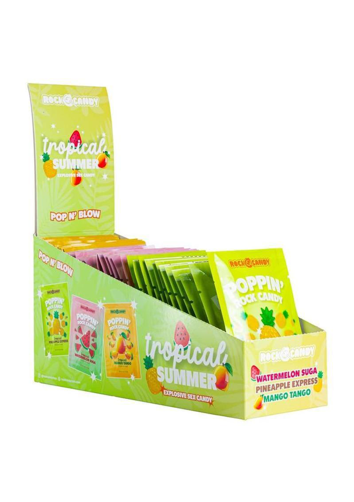 Popping Rock Tropical Summer 36 Pk Display