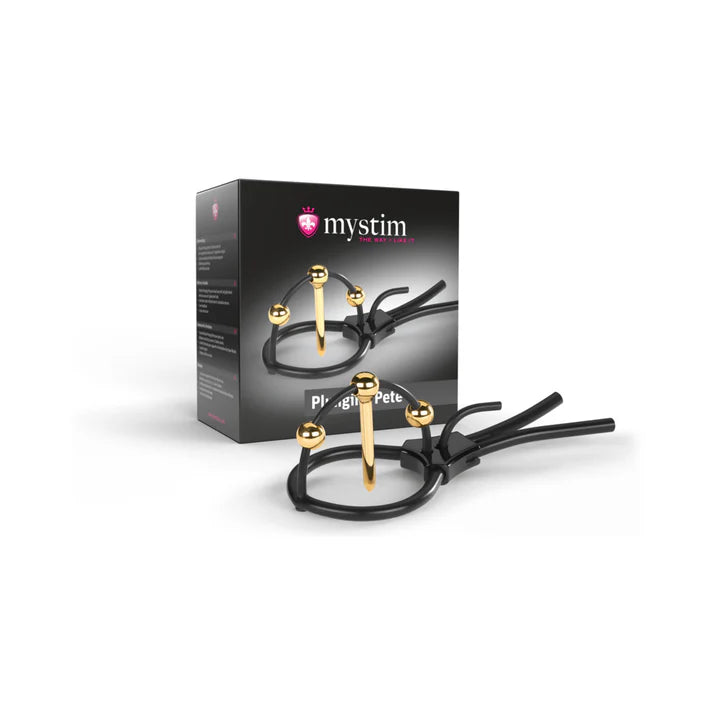 Mystim Plunging Pete Corona Glans Strap with Urethral Sound MYSTIM