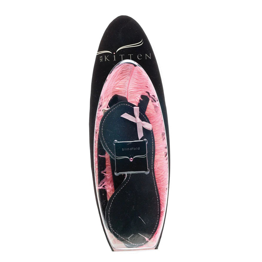Sex Kitten Leather Buckle Blindfold PHS INTERNATIONAL
