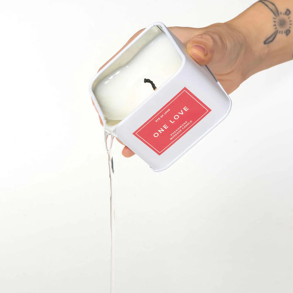 Eye of Love One Love Attract Him Pheromone Massage Candle EYE OF LOVE