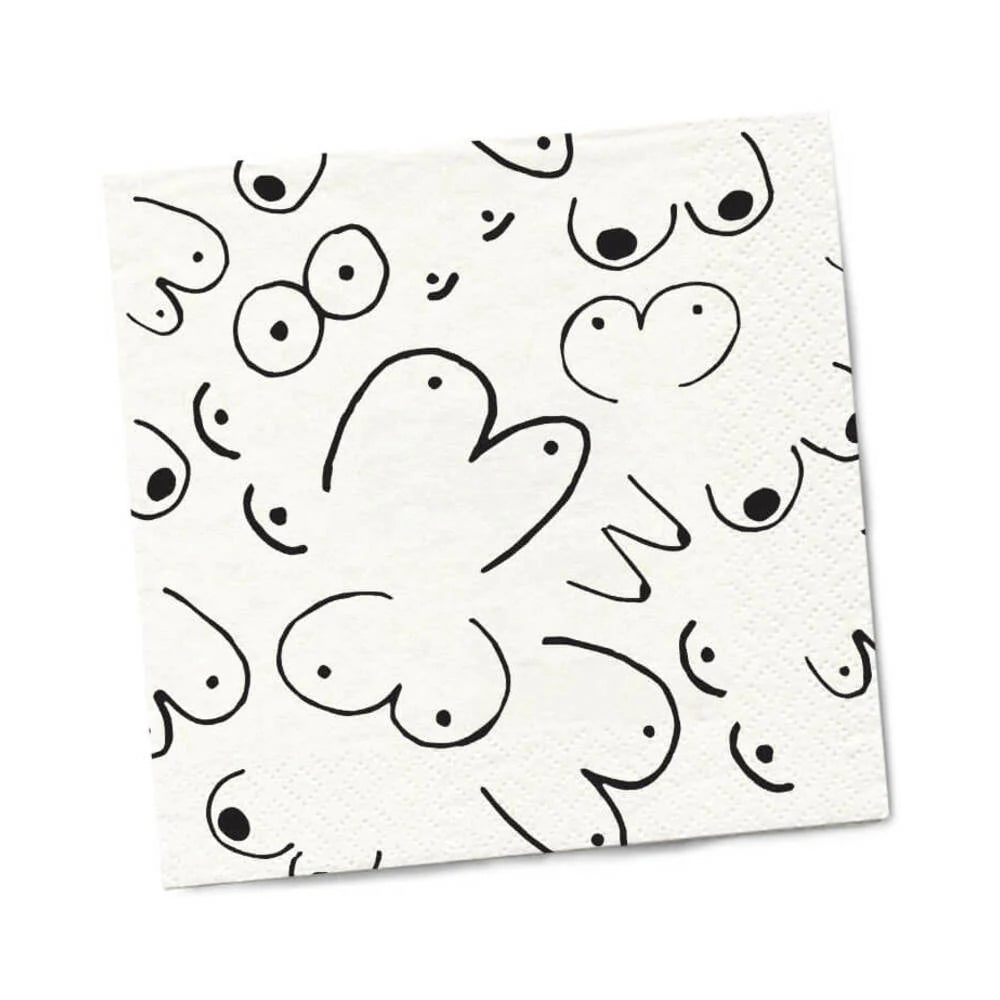 Twisted Wares Boobs Napkins 20-Pack TWISTED WARES