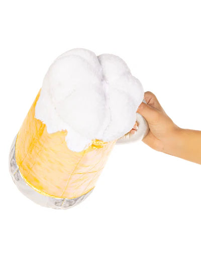 Leg Avenue Beer Stein Purse - a whimsical novelty beer purse featuring plush frothy top and metallic accents, perfect for Oktoberfest celebrations.