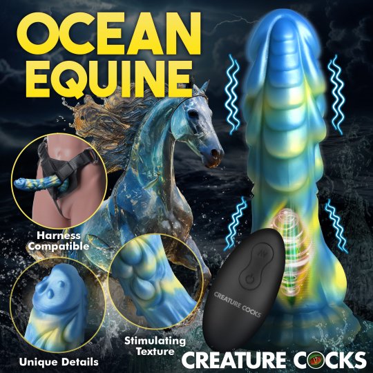 Sea Stallion – Vibrating Silicone Dildo with Remote CREATURE COCKS