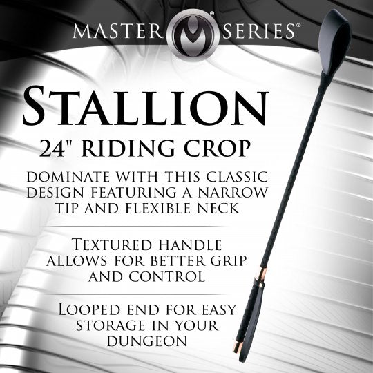 Stallion Riding Crop - 24 Inch XR BRANDS
