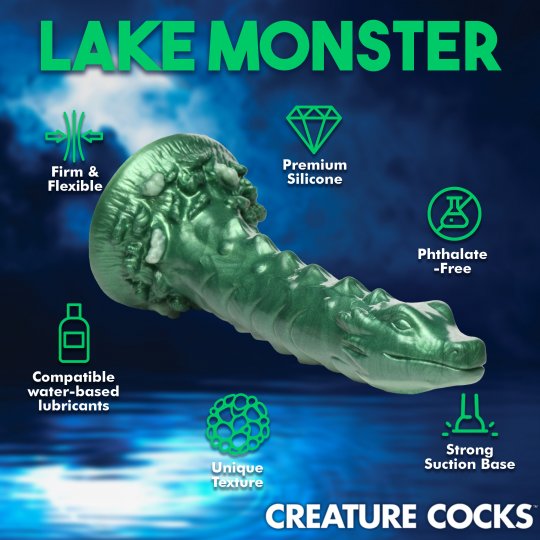 Cockness Monster Lake Creature Silicone Dildo CREATURE COCKS