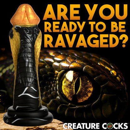 Golden Mamba Silicone Dildo CREATURE COCKS