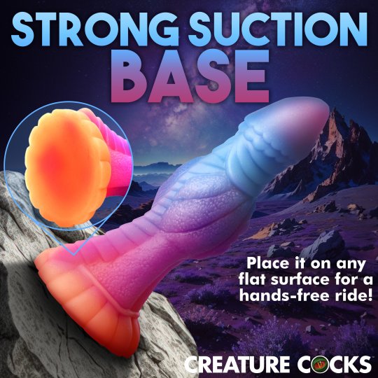 Galactic Cock Alien Creature Glow-in-the-Dark Silicone Dildo CREATURE COCKS