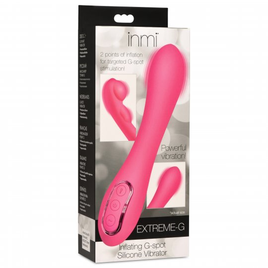 Extreme-G Inflating G-spot Silicone Vibrator XR BRANDS