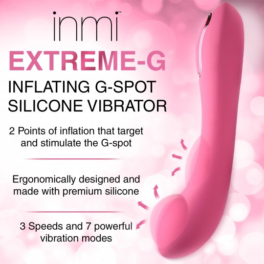 Extreme-G Inflating G-spot Silicone Vibrator XR BRANDS