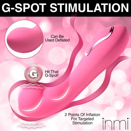 Extreme-G Inflating G-spot Silicone Vibrator XR BRANDS
